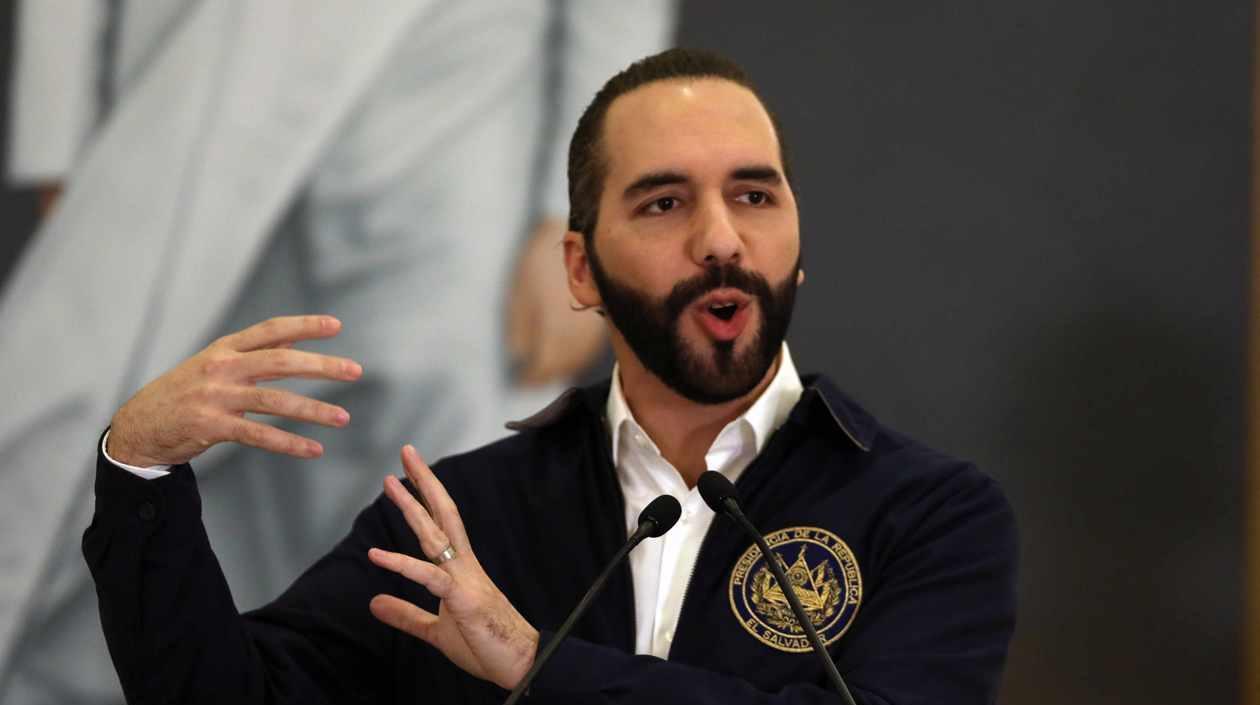 El presidente de El Salvador, Nayib Bukele.