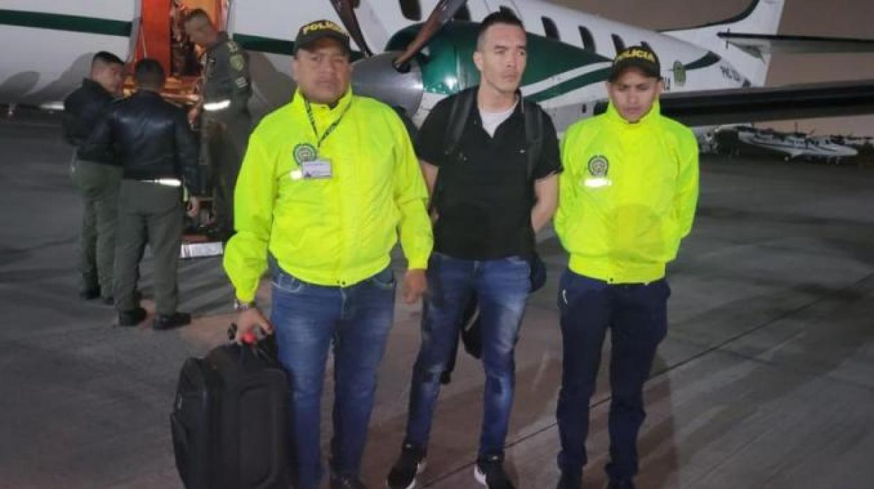 Captura del teniente Holmes Villani.