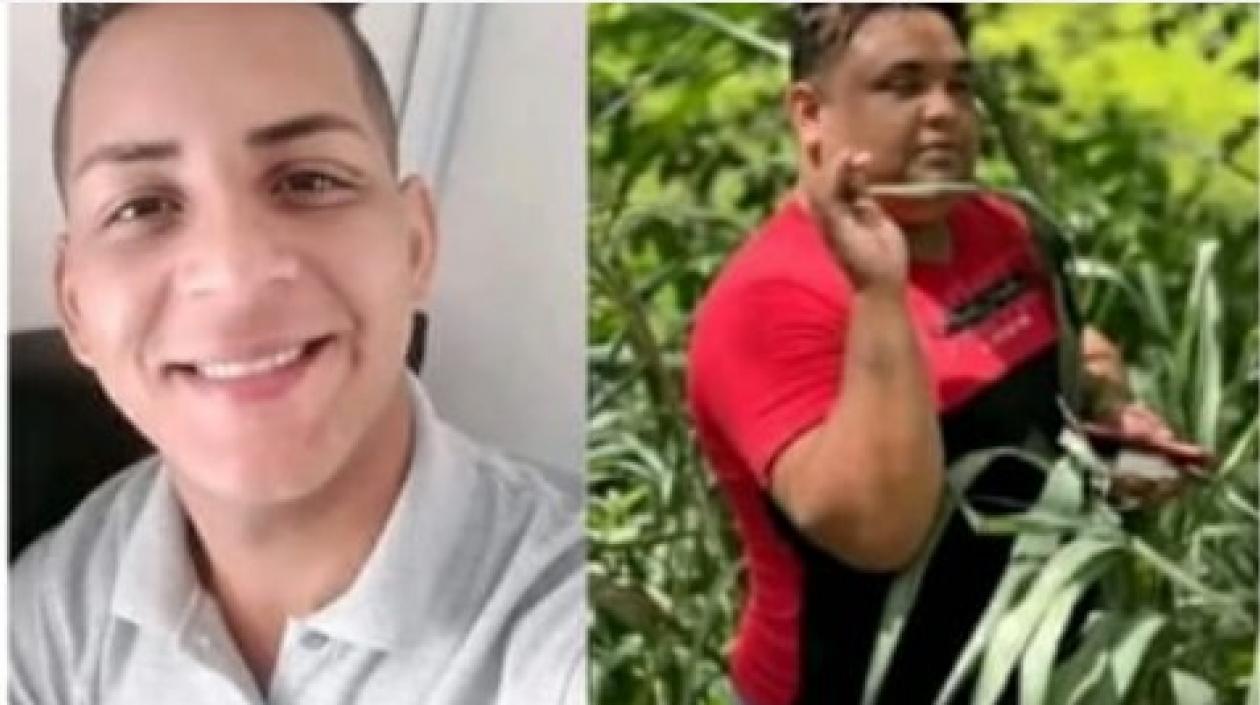 Miguel Medina y Eduardo Urdaneta, estilistas desaparecidos.