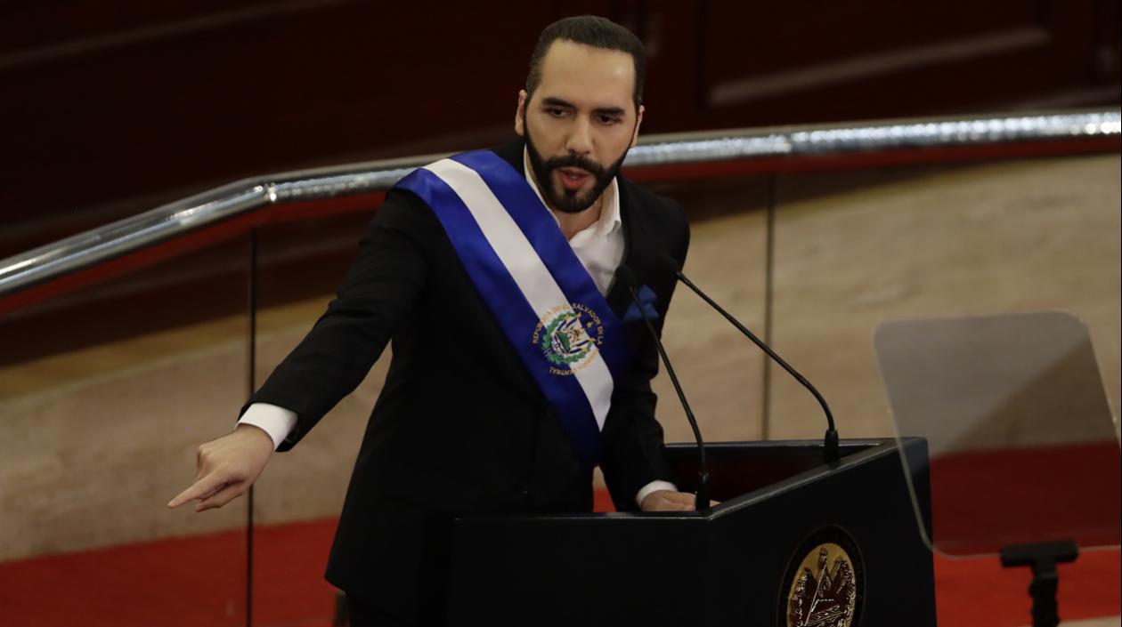 El Presidente de El Salvador, Nayib Bukele.