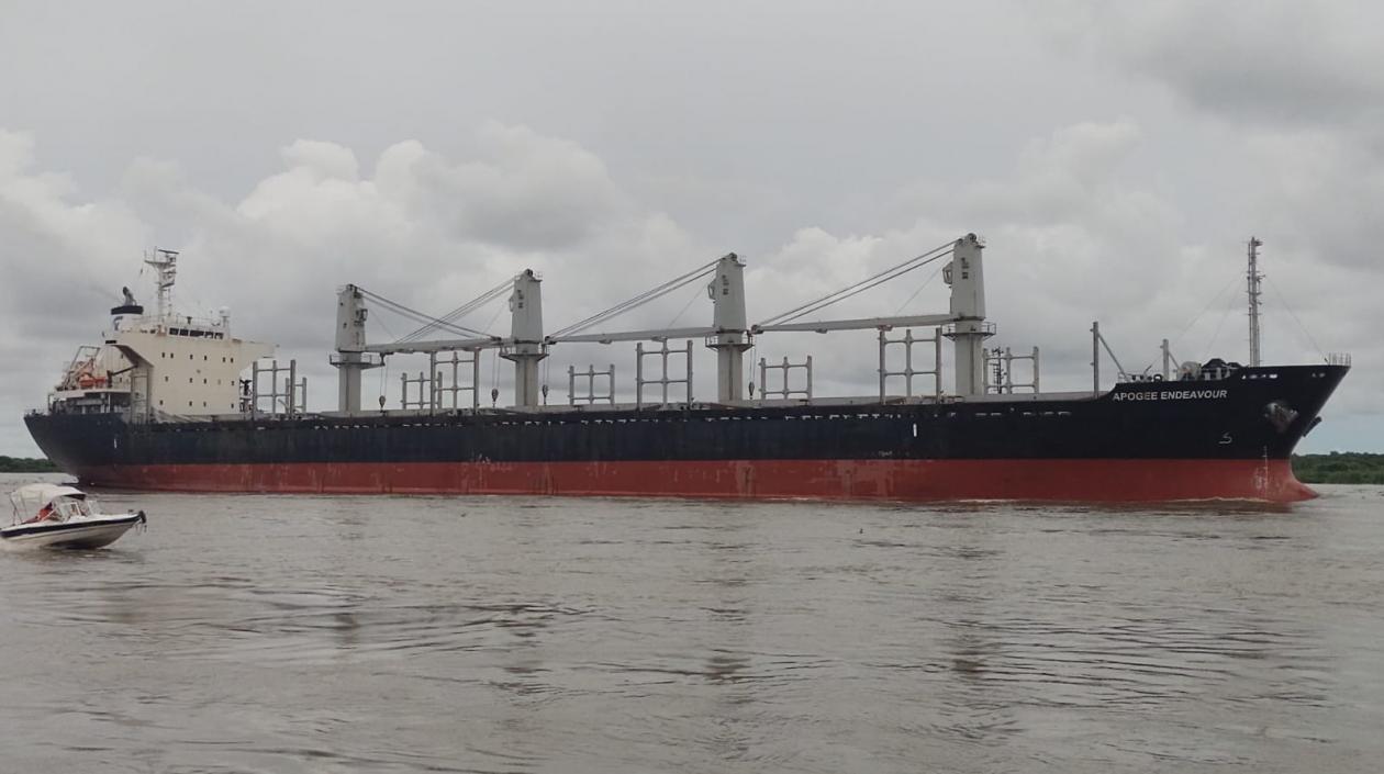 El primer cargamento de urea.