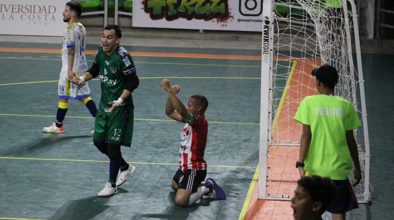 Acción del partido. 