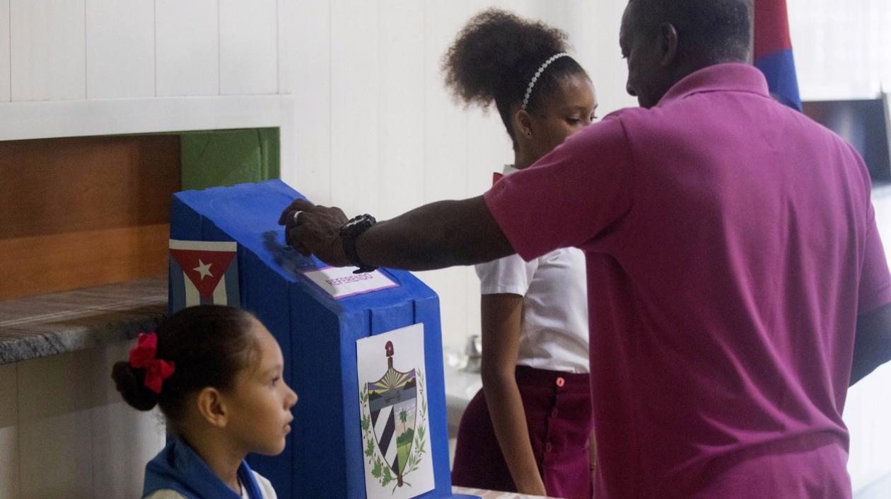 Imagen de las votaciones.