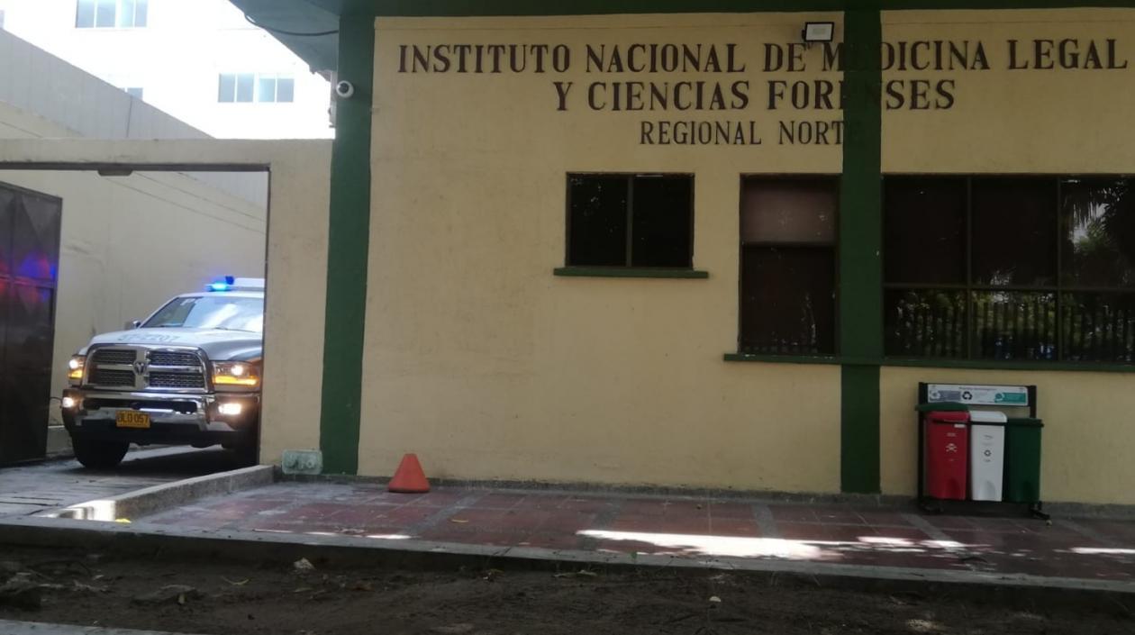 Fachada de Medicina Legal en Barranquilla.