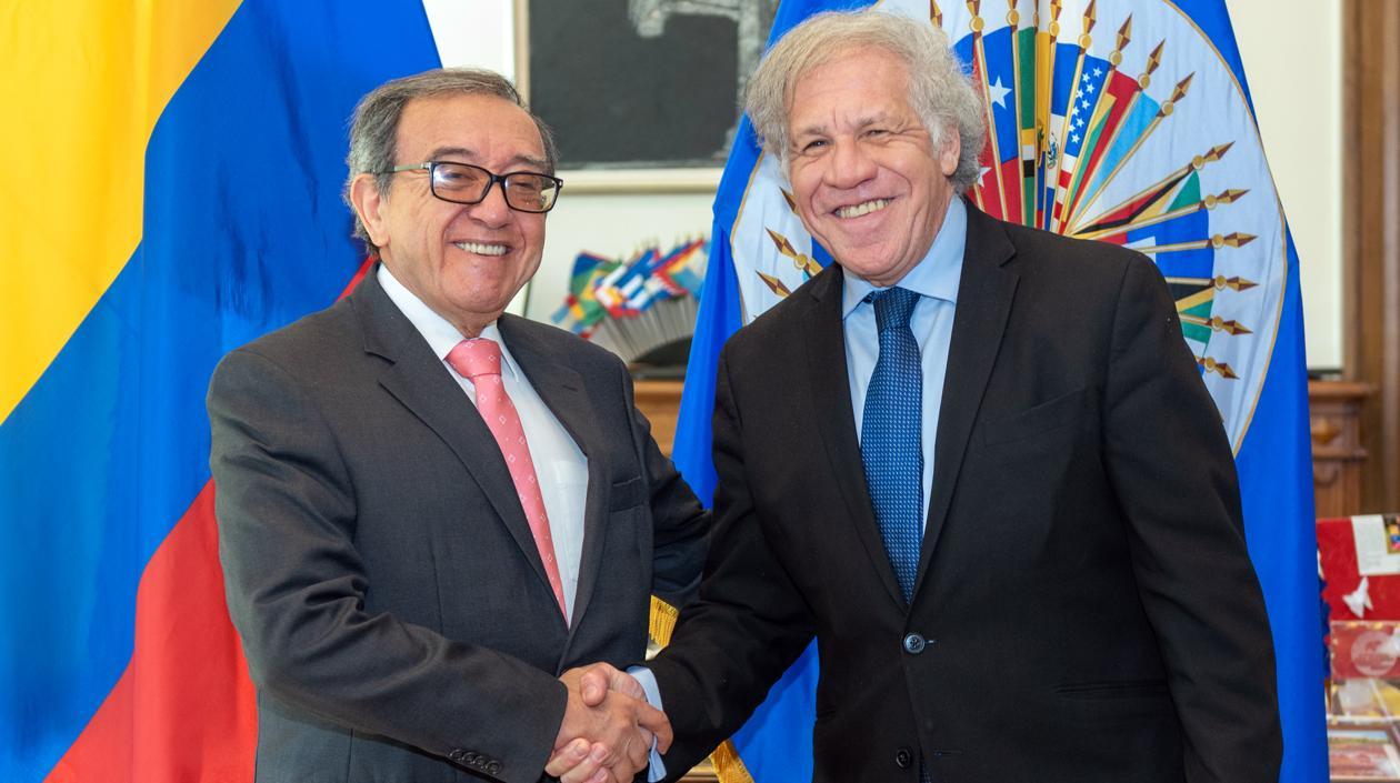 Luis Ernesto Vargas y Luis Almagro.