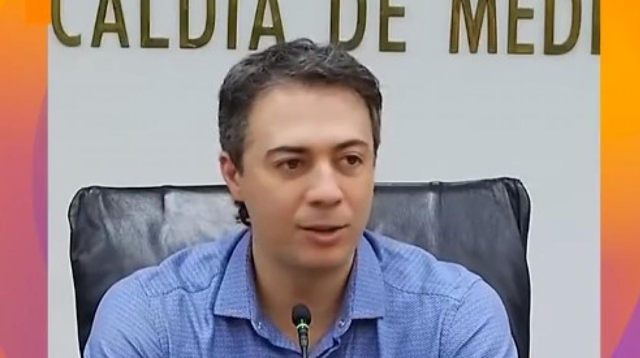 Daniel Quintero, alcalde de Medellín.