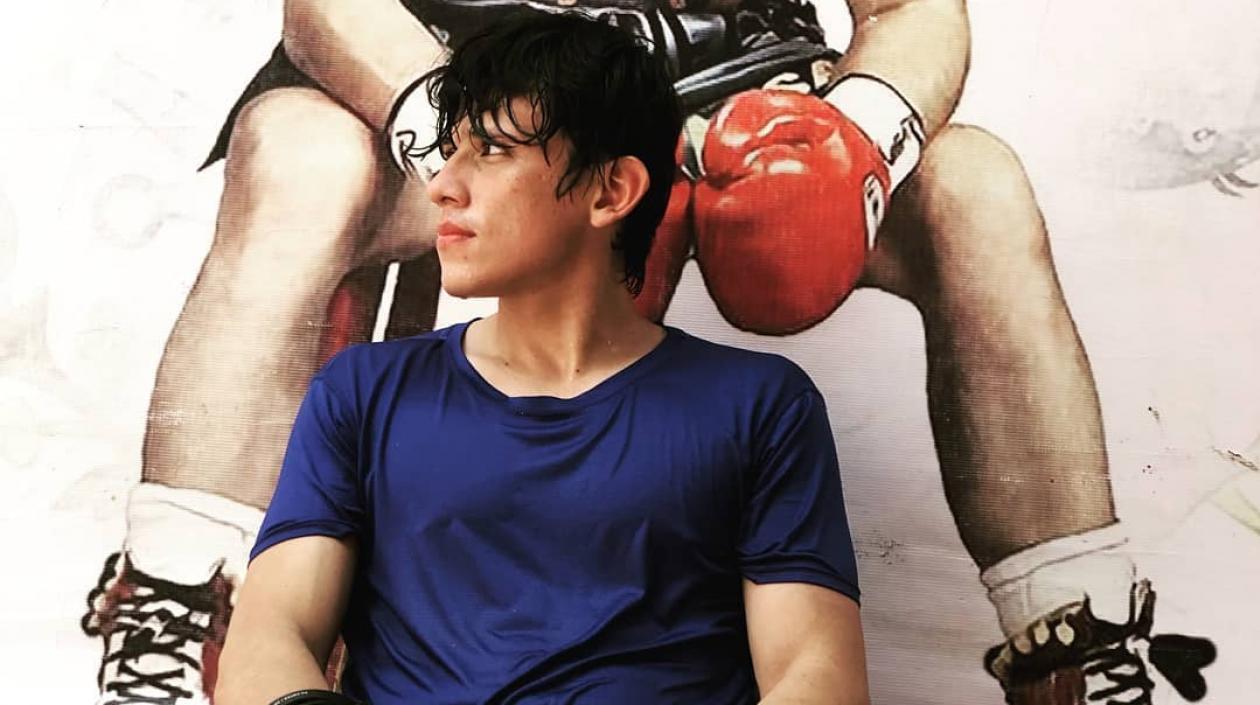 Luis Quiñones, boxeador fallecido. 