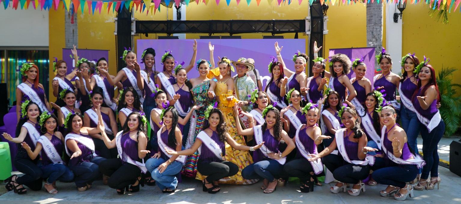 Candidatas al Reinado Popular 2023.