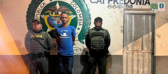 El hombre fue capturado en el barrio Fredonia de la capital de Bolívar. 