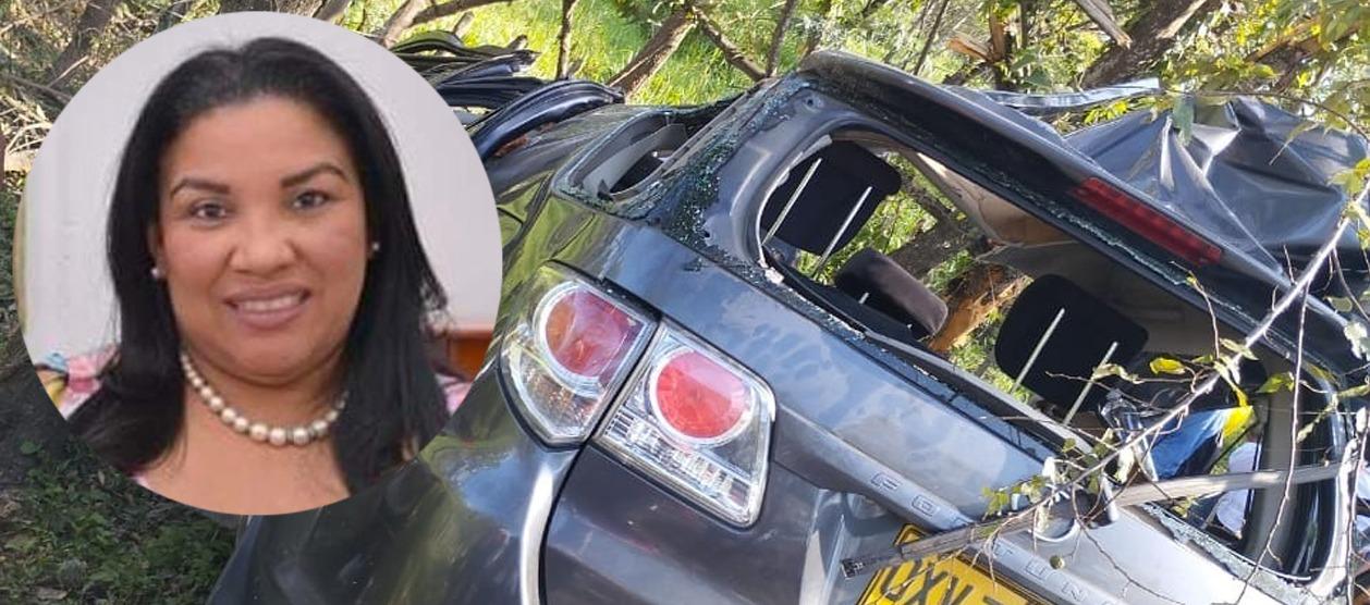 Rosa Elena Rosado, una de las víctimas mortales que se movilizaban en la camioneta. 