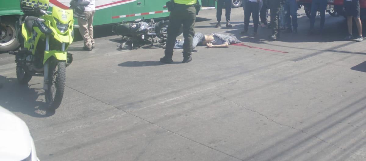 Lugar del accidente.