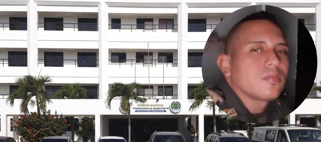 Foto en vida del patrullero Andrés Sánchez Mancera.