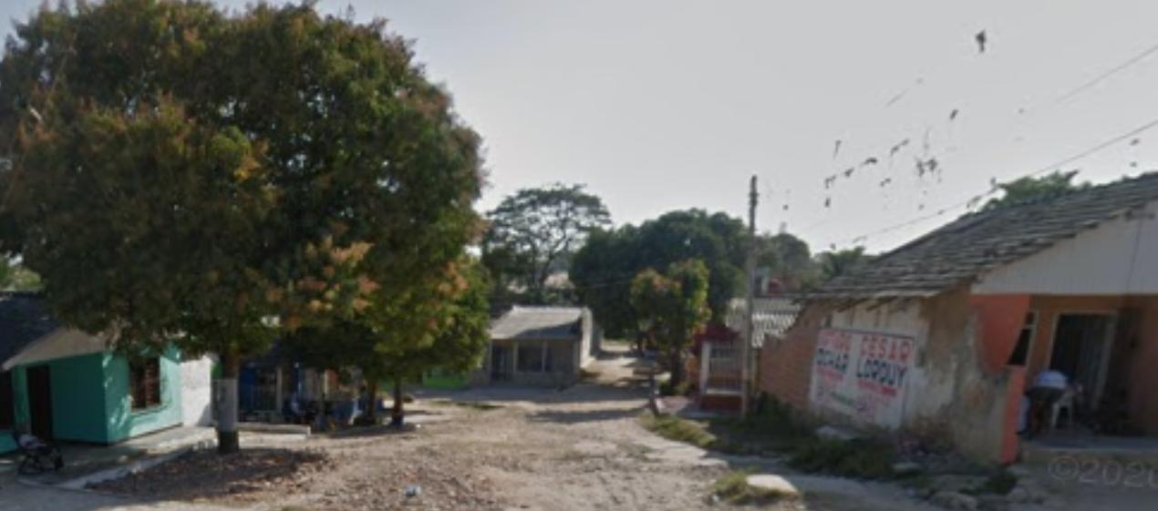 Aspecto del barrio Pumarejo, donde ocurrió el crimen. 