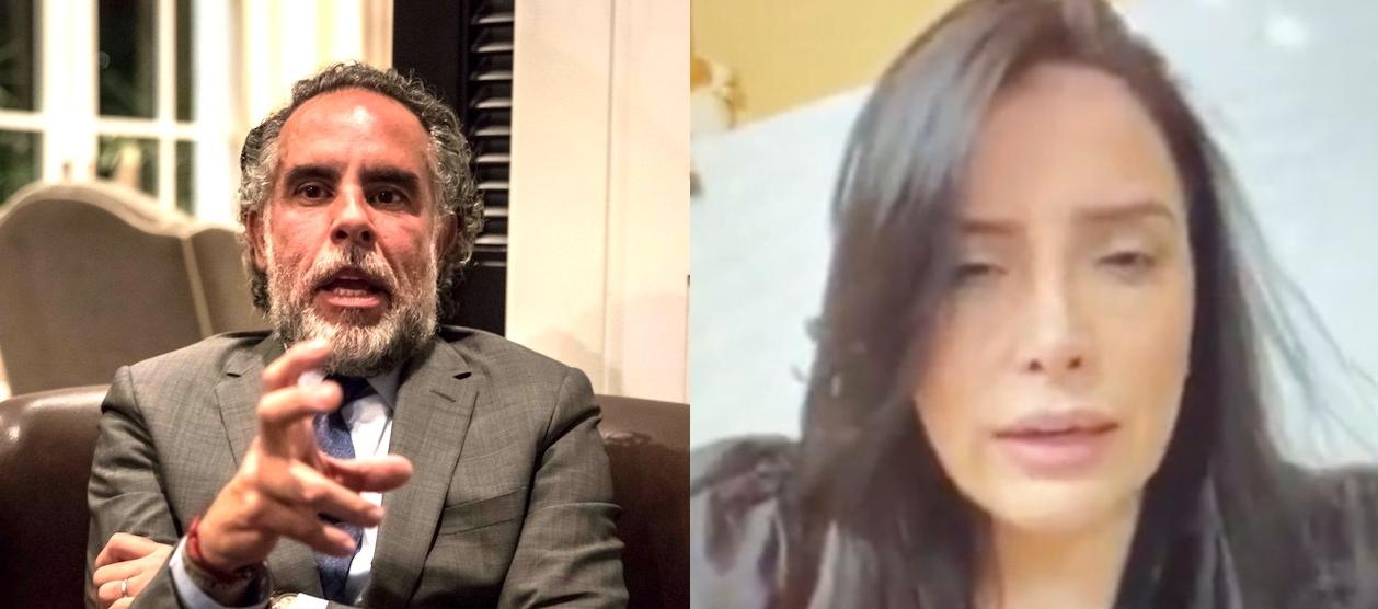 Armando Benedetti y Aida Merlano.