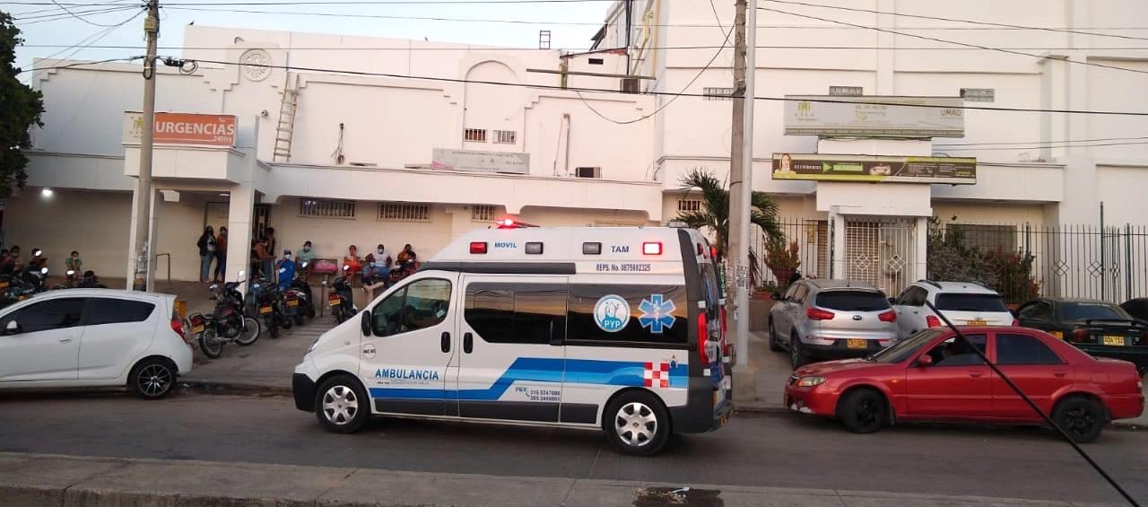 Los lesionados fueron llevados a la Clínica San Ignacio.