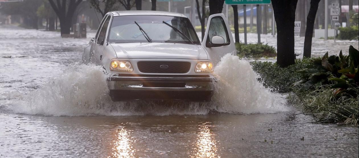 Imagen de la inundación.
