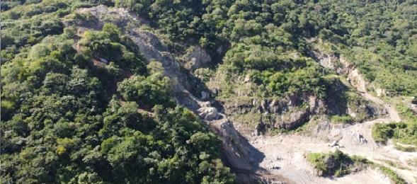 Imagen de la cantera.