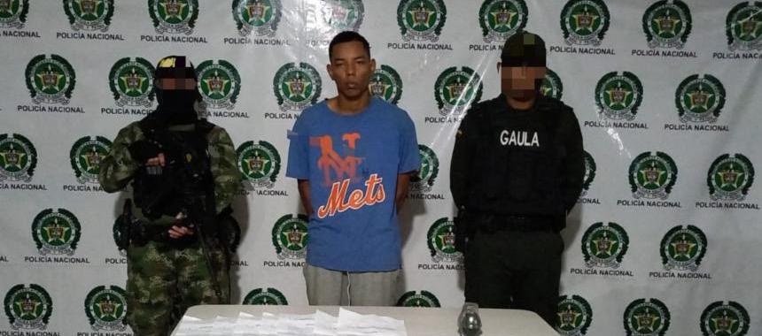 Captura de Miguel Meza Moreno,  alias 'El Boqui'.