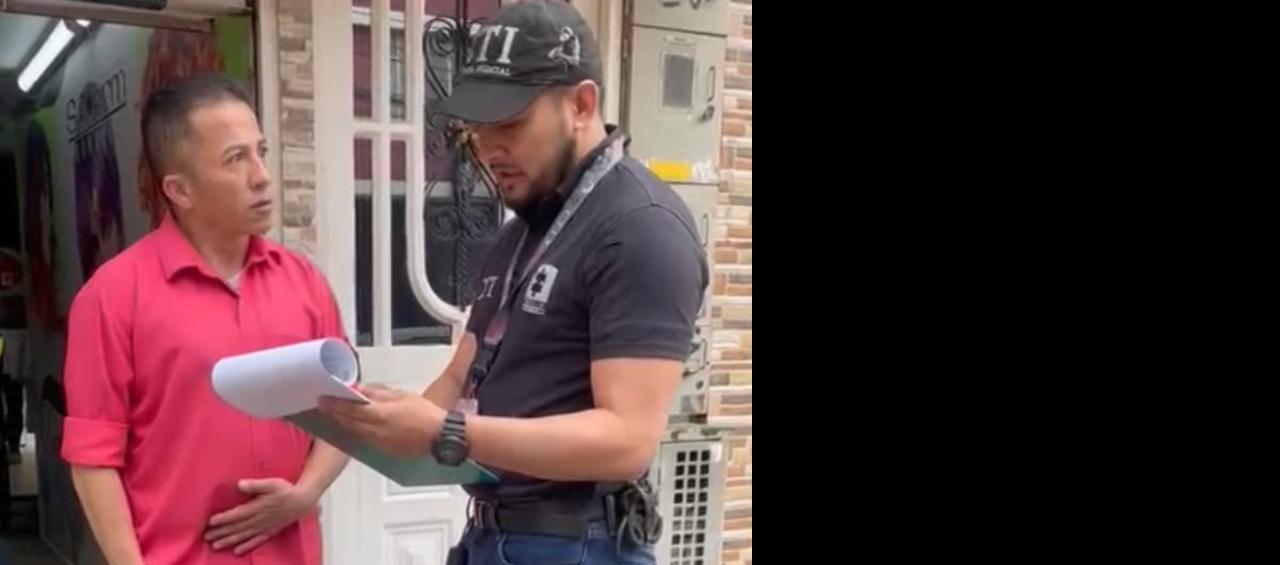 Captura de Guillermo Alejandro Castillo Aguilar en Bogotá. 