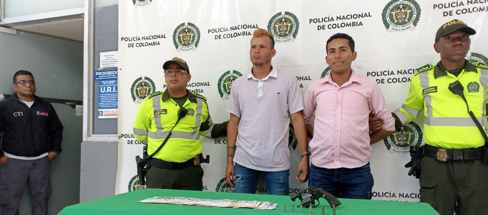 Capturados por la Policía. 