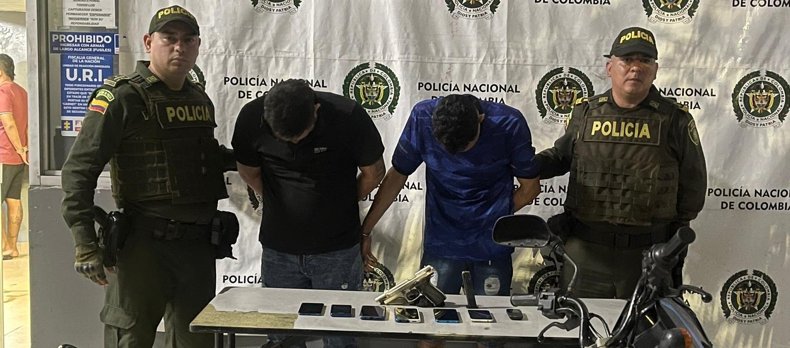 Capturados por la Policía.