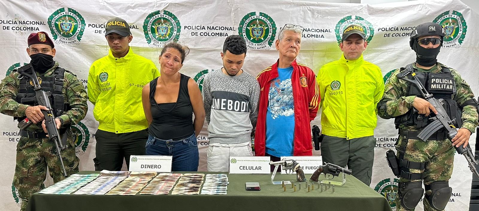 Capturados por la Policía. 