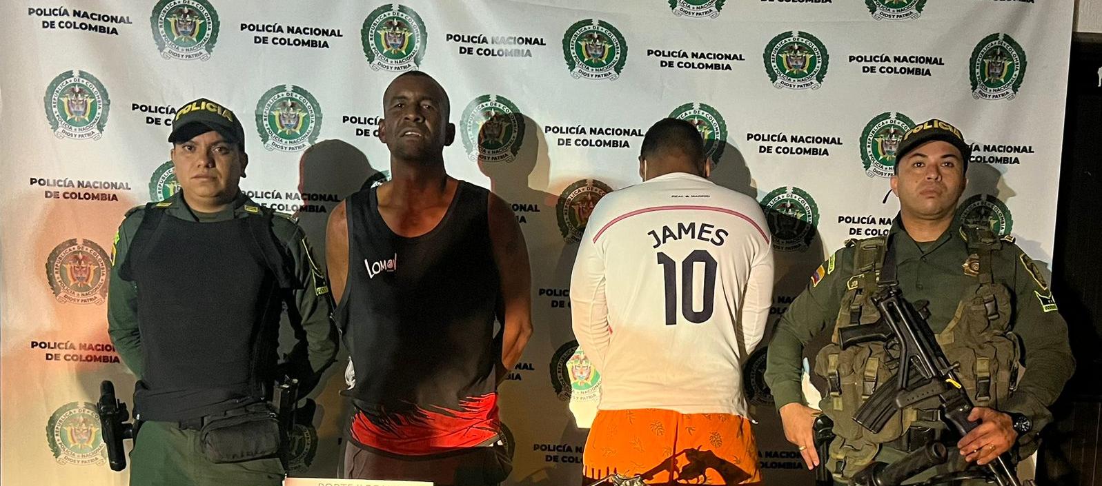 Capturados por la Policía. 