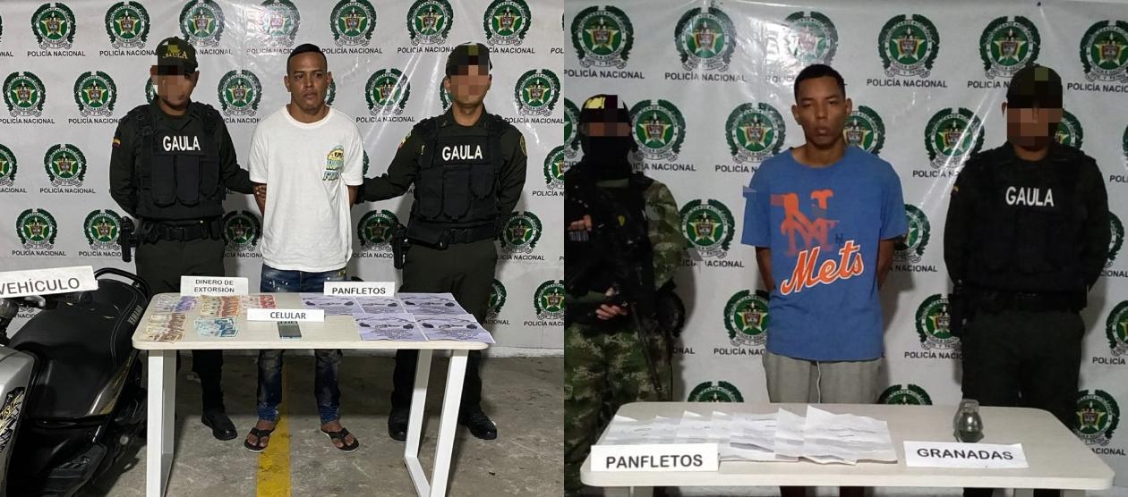 Capturados por la Policía.