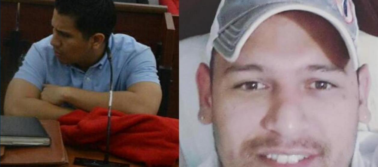 Carlos Camargo, izquierda; y Jonathan Gutiérrez Castro, víctima.