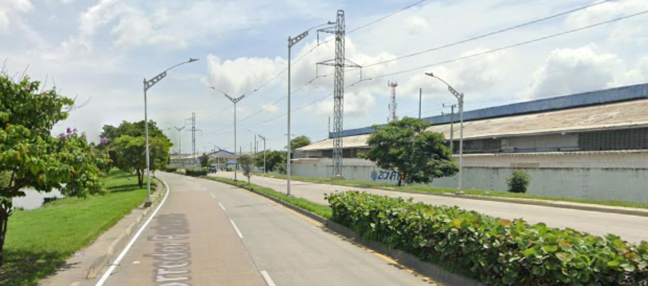 Sector del Corredor Portuario donde ocurrió el el atraco. 