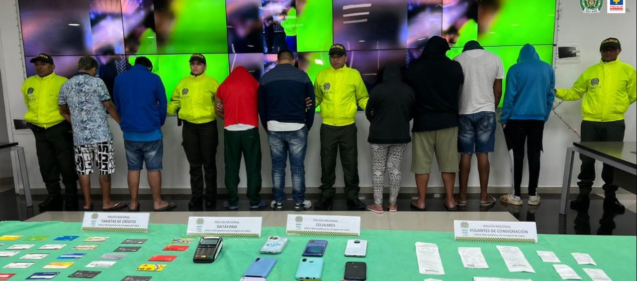 Las capturas fueron realizadas por la Policía Nacional. 