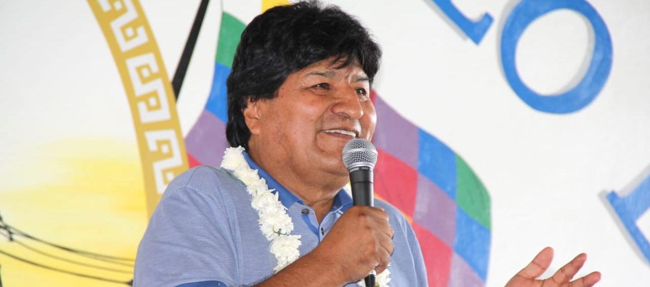 Evo Morales, expresidente de Bolivia.