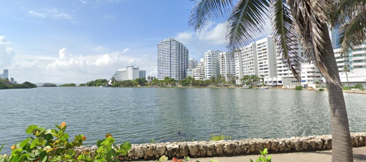 Sector de El Laguito, donde hallaron el cuerpo flotando. 