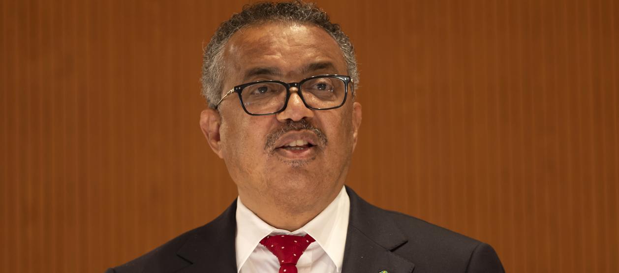 El director general de la OMS, Tedros Adhanom Ghebreyesus.