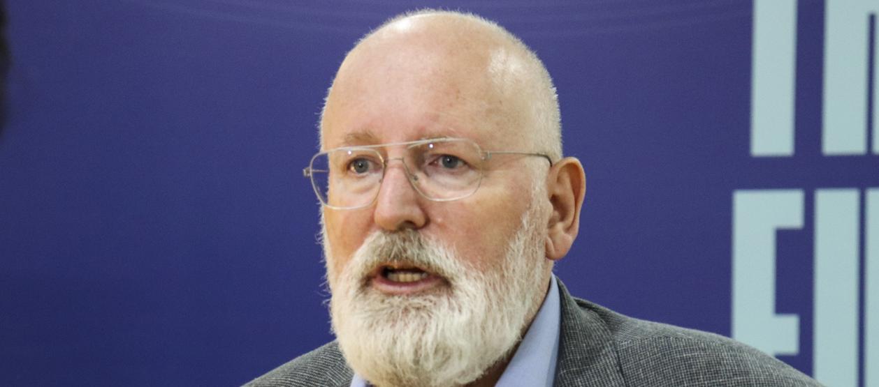 El vicepresidente de la Comisión Europea, Frans Timmermans.