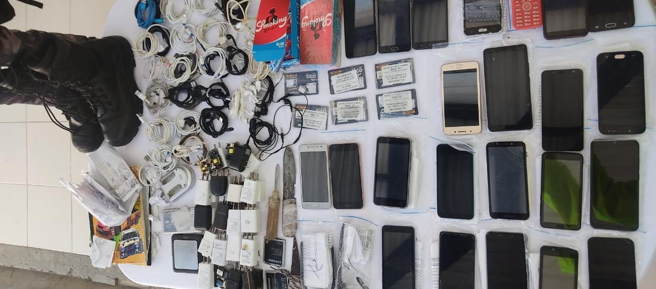 Los elementos incautados.