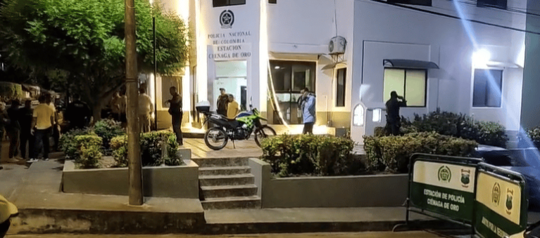 Estación de Policía de Ciénaga de Oro, Córdoba.