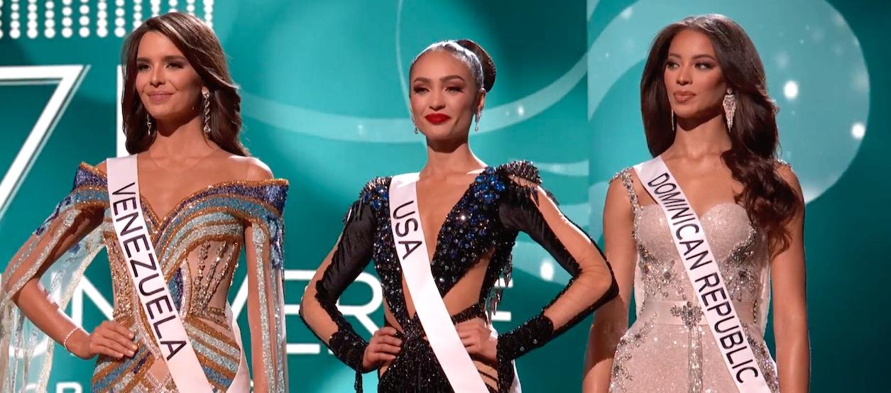 Las tres finalistas.