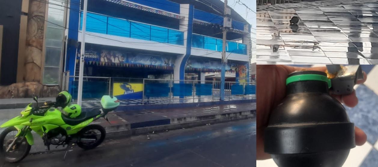 Estadero donde encontraron la granada.