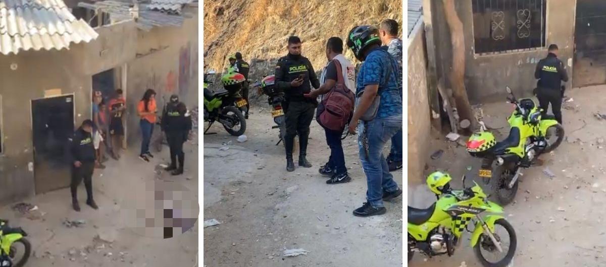 Lugar donde se registró el crimen. 