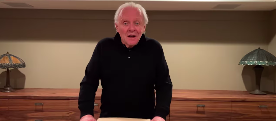 El actor británico Anthony Hopkins.