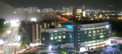 Imagen del incendio.