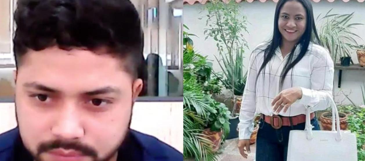 Jairo Medina y la víctima Liliana Segovia. 