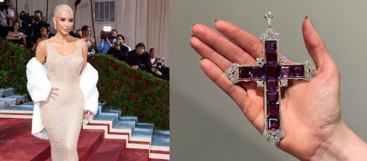 Kim Kardashian y la cruz de Attallah.