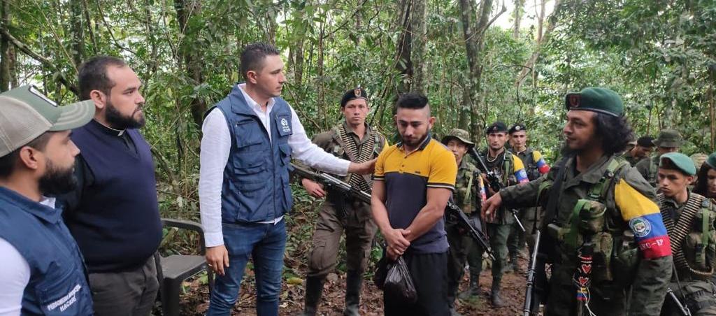 Liberación de Darío Coronel Pineda.