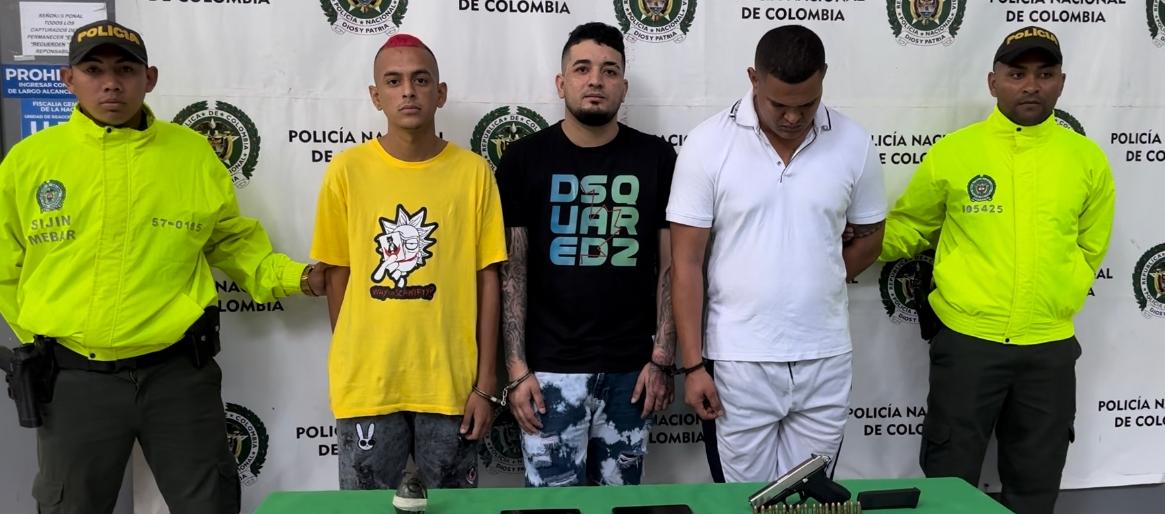 Presuntos integrantes de la banda.