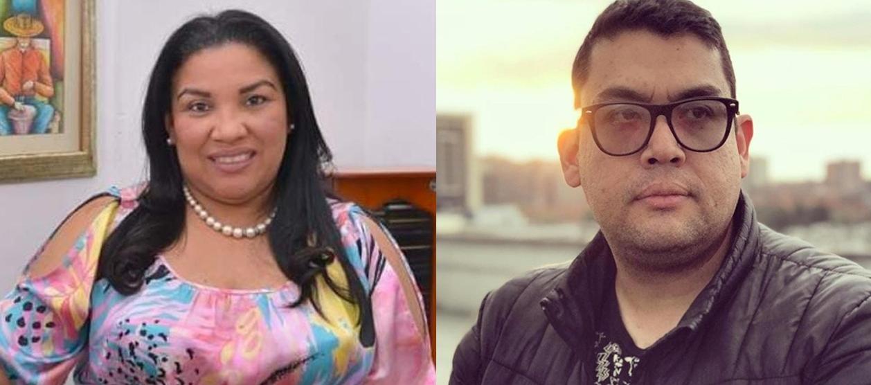 Rosa Rosado y Jairo Bolívar, los dos fallecidos en el accidente. 