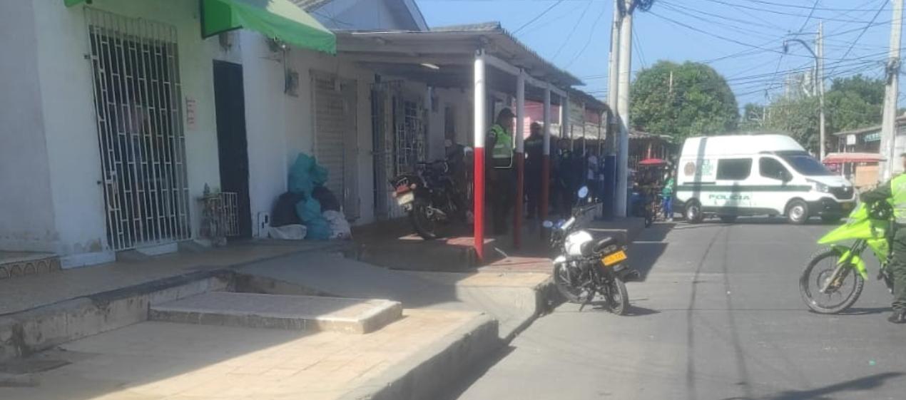 Lugar de los hechos en el barrio Las Nieves. 