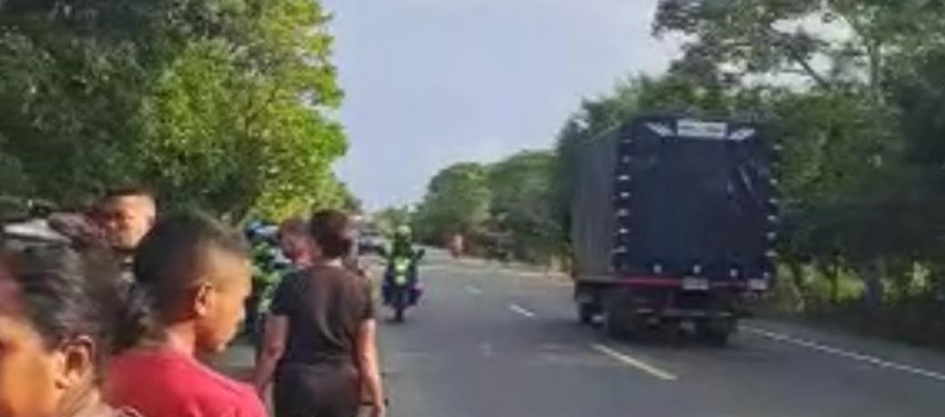 Lugar del accidente.