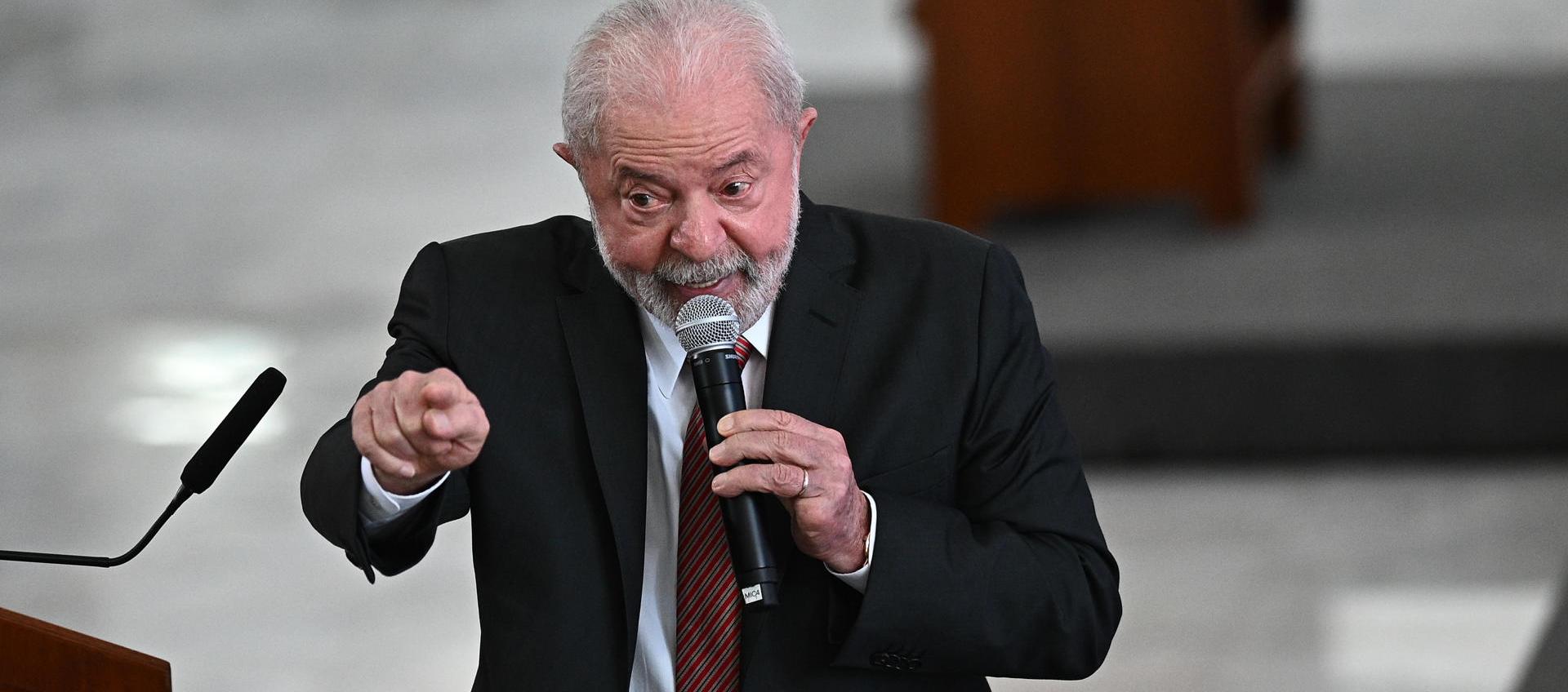 Luiz Inácio Lula da Silva, presidente de Brasil.